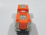2009 Hot Wheels 5 Alarm Fire Engine Ladder Truck Orange Die Cast Toy Car Emergency Rescue Vehicle - Ladder Busted Off