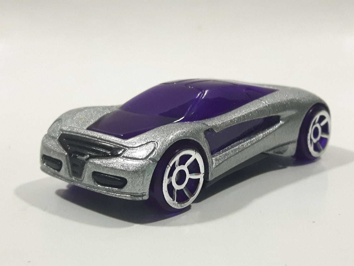 2005 Hot Wheels AcceleRacers Nitrium Silver Die Cast Toy Car Vehicle ...