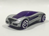 2005 Hot Wheels AcceleRacers Nitrium Silver Die Cast Toy Car Vehicle - McDonalds Happy Meal