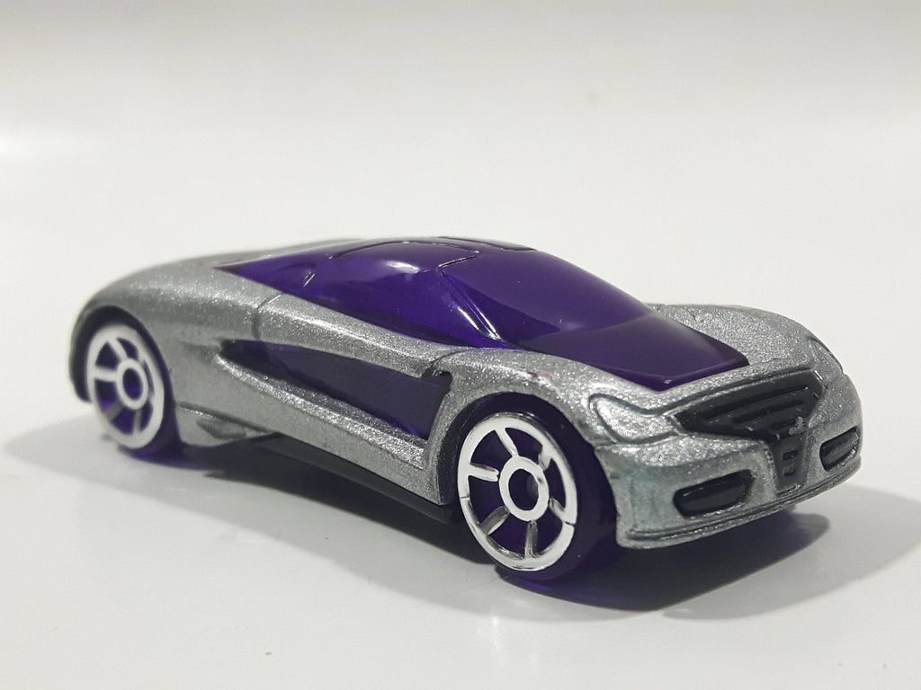 2005 Hot Wheels AcceleRacers Nitrium Silver Die Cast Toy Car Vehicle ...