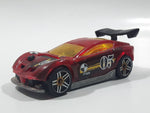 2013 Hot Wheels Stunt Circuit Synkro Clear Red Die Cast Toy Car Vehicle