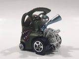 2007 Hot Wheels HW Designs Hyper Mite Flat Green Die Cast Toy Car Vehicle