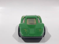 1987 Hot Wheels Large Charge Silver Bullet Green Die Cast Toy Car Vehicle