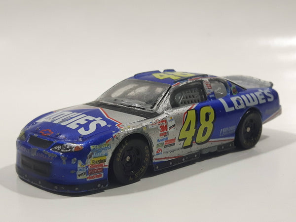 2000 Racing Champions NASCAR #48 Jimmie Johnson Lowe's Blue and Silver 1/64 Scale Die Cast Toy Race Car Vehicle