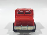 2010 Hot Wheels Race World City Armored Truck Paramedic Rescue Red Die Cast Toy Car Vehicle with Opening Rear Door