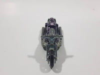 2006 Hot Wheels Rebel Rides Airy 8 Metalflake Purple Motorcycle Die Cast Toy Vehicle