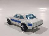 2015 Hot Wheels HW Workshop: HW Garage '70 Ford Escort RS 1600 White Die Cast Toy Car Vehicle 1/55 Scale