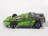 1980 Hot Wheels HiRakers Turbo Wedge Light Green Die Cast Toy Car Vehicle Missing Spoiler