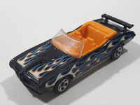 2012 Hot Wheels Heat Fleet '70 Pontiac GTO Convertible Black Die Cast Toy Car Vehicle