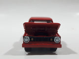 2008 Greenlight Collectibles 1965 Dodge D-100 Truck Red Die Cast Toy Car Vehicle with Opening Hood