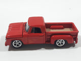 2008 Greenlight Collectibles 1965 Dodge D-100 Truck Red Die Cast Toy Car Vehicle with Opening Hood