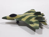 Fighter Jet Airplane Camouflage Die Cast Toy Car Vehicle