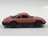 Unknown Brand #18 Pink with Dark Blue Die Cast Toy Car Vehicle