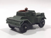 Vintage Corgi Juniors Daimler Scout Car Army Green Die Cast Toy Car Vehicle