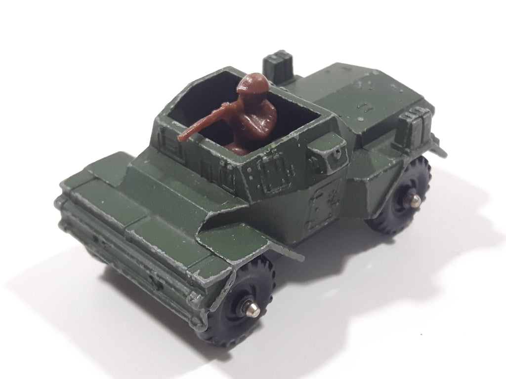 Vintage Corgi Juniors Daimler Scout Car Army Green Die Cast Toy Car Ve ...