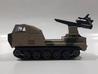 Vintage 1977 Lesney Matchbox Battle Kings K-117 S.P. 'Hawk' Launcher Army Brown Beige Die Cast Toy Car Vehicle - No Missiles