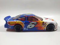 1997 Hot Wheels Pro Racing NASCAR #6 Mark Martin Valvoline Ford Taurus White and Blue 1/24 Scale Die Cast Toy Race Car Vehicle