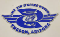 Pima Air & Space Museum Tucson, Arizona Blue and White 1 5/8" x 2 7/8" Rubber Fridge Magnet
