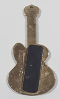 Nashville, Tennessee Guitar Shaped Blue with Red Neck Gold Trim 3" Long Fridge Magnet