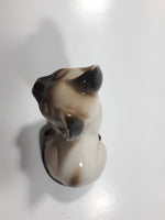 Vintage 1970s NC Cameron & Sons Siamese Cat Laying Down Porcelain Figurine