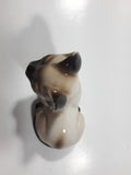 Vintage 1970s NC Cameron & Sons Siamese Cat Laying Down Porcelain Figurine