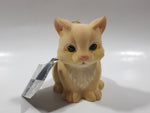 2003 Loblaws Life @ Home Orange Cat Sitting Down Fine Fiber Resin Figurine