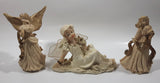 Set of 3 Decorative Angel Ornaments - One is a Candle Stand