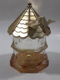 Vintage 1974 Avon Dovecote Field Flowers Dove Themed Cologne Glass Perfume Bottle