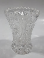 Vintage 3" Tall Crystal Glass Egg Cup Holder