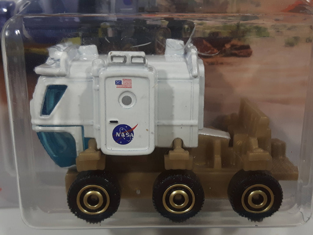 2018 Matchbox MBX Off-Road NASA S.E.V. / Chariot White Die Cast Toy Ca ...