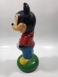 Vintage Walt Disney Productions Mickey Mouse 8" Cartoon Character Hard Vinyl Coin Bank