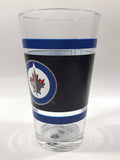 2018 Winnipeg Jets NHL Ice Hockey Team 5 3/4" Tall Clear Glass Cup