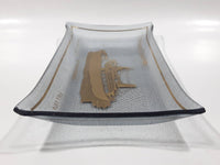 Vintage 1974 Princess Cruises M / V Sun Princess Cruise Ship Inaugural Cruise Glass Collector Dish