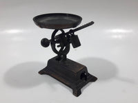 Vintage Miniature Antique Weighing Balance Scale Metal Pencil Sharpener Doll House Furniture Size