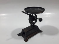 Vintage Miniature Antique Weighing Balance Scale Metal Pencil Sharpener Doll House Furniture Size