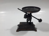 Vintage Miniature Antique Weighing Balance Scale Metal Pencil Sharpener Doll House Furniture Size