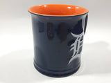 2007 Encore Detroit Tigers MLB Baseball Team Embossed Dark Blue and Orange Ceramic Coffee Mug Cup