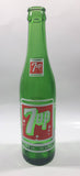 Vintage 7up "You Like It" "It Likes You" Green Glass Soda Pop Bottle - 3589 - 14