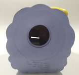 Just Toys Disney Minnie Mouse On A Purple Vanity Stool Hard Vinyl 8 1/4" Tall Coin Bank - Missing Plug