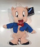 1998 Warner Bros. Studio Store Porky Pig Bean Bag Plush Stuffed Animal Cartoon Character 8" Tall