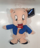 1998 Warner Bros. Studio Store Porky Pig Bean Bag Plush Stuffed Animal Cartoon Character 8" Tall