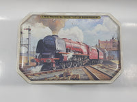 Vintage London Midland & Scottish Railway Company Locomotive Train Themed Tin Metal Container