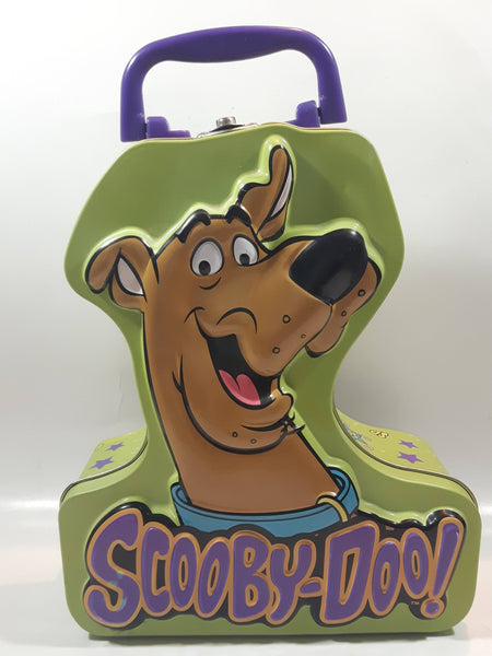 2003 The Tin Box Company Hanna Barbera Scooby-Doo! Green Tin Metal Lunch Box