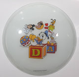 Rare Vintage The Walt Disney Company Disney Babies 10 3/4" Round Glass Ceiling Light Cover - Clip Style