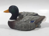 Vintage Very Rare Marshland Collectibles Small Mallard Duck Drake Raised Wing Decoy