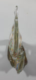 Tropical Fish Pair in Rainbow Colors 8 3/4" Tall Art Glass Sculpture