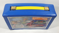 Vintage 1976 Lesney Matchbox 24 Car Carrying Case Blue with Yellow Tray (Only 1 Tray)