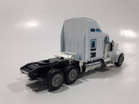 Unknown Brand Semi Tractor Truck White Die Cast Toy Car Vehicle