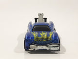 2000 Hot Wheels Tow Jam Metalflake Blue Die Cast Toy Car Vehicle Busted Front Bumper