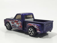 2005 Hot Wheels Car Crusher Custom '69 Chevy Pickup Truck Purple Die Cast Toy Car Vehicle